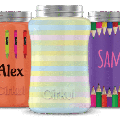 Custom 12oz. Stainless Steel Bottle & Comfort Grip Lid