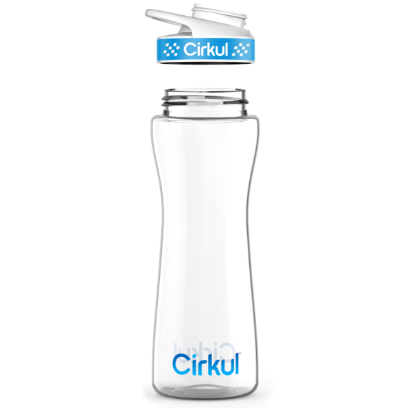22oz. Plastic Bottle & Comfort Grip Lid - Image 2