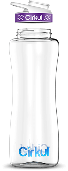 Custom 32oz. Plastic Bottle & Comfort Grip Lid - Image 2