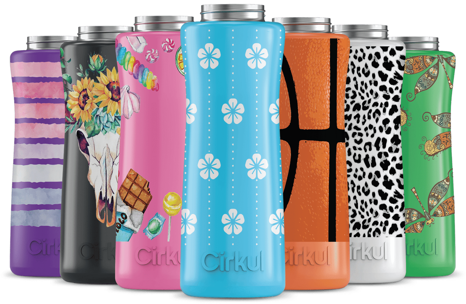 Custom 42oz. Stainless Steel Bottle & Comfort Grip Lid