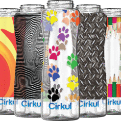 Custom 42oz. Plastic Bottle & Comfort Grip Lid