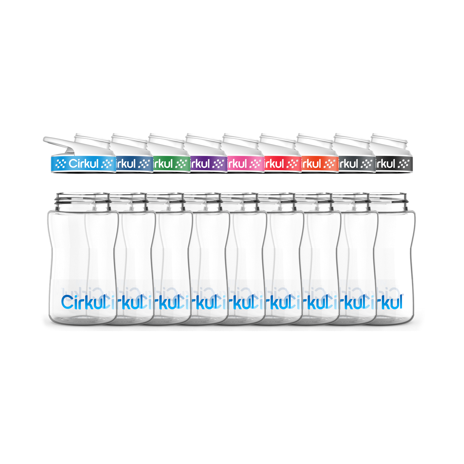 12oz. Plastic Bottle & Comfort Grip Lid