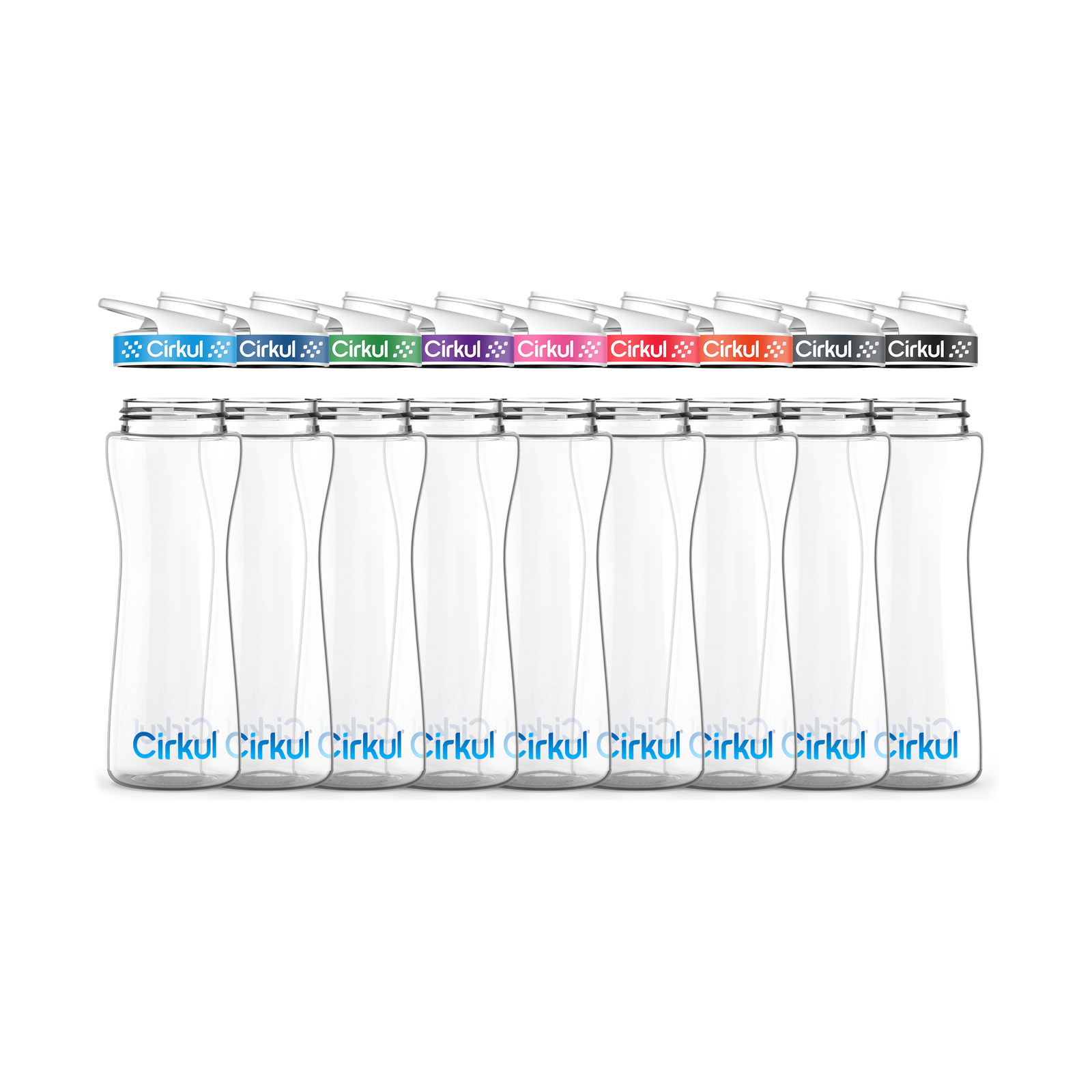 22oz. Plastic Bottle & Comfort Grip Lid