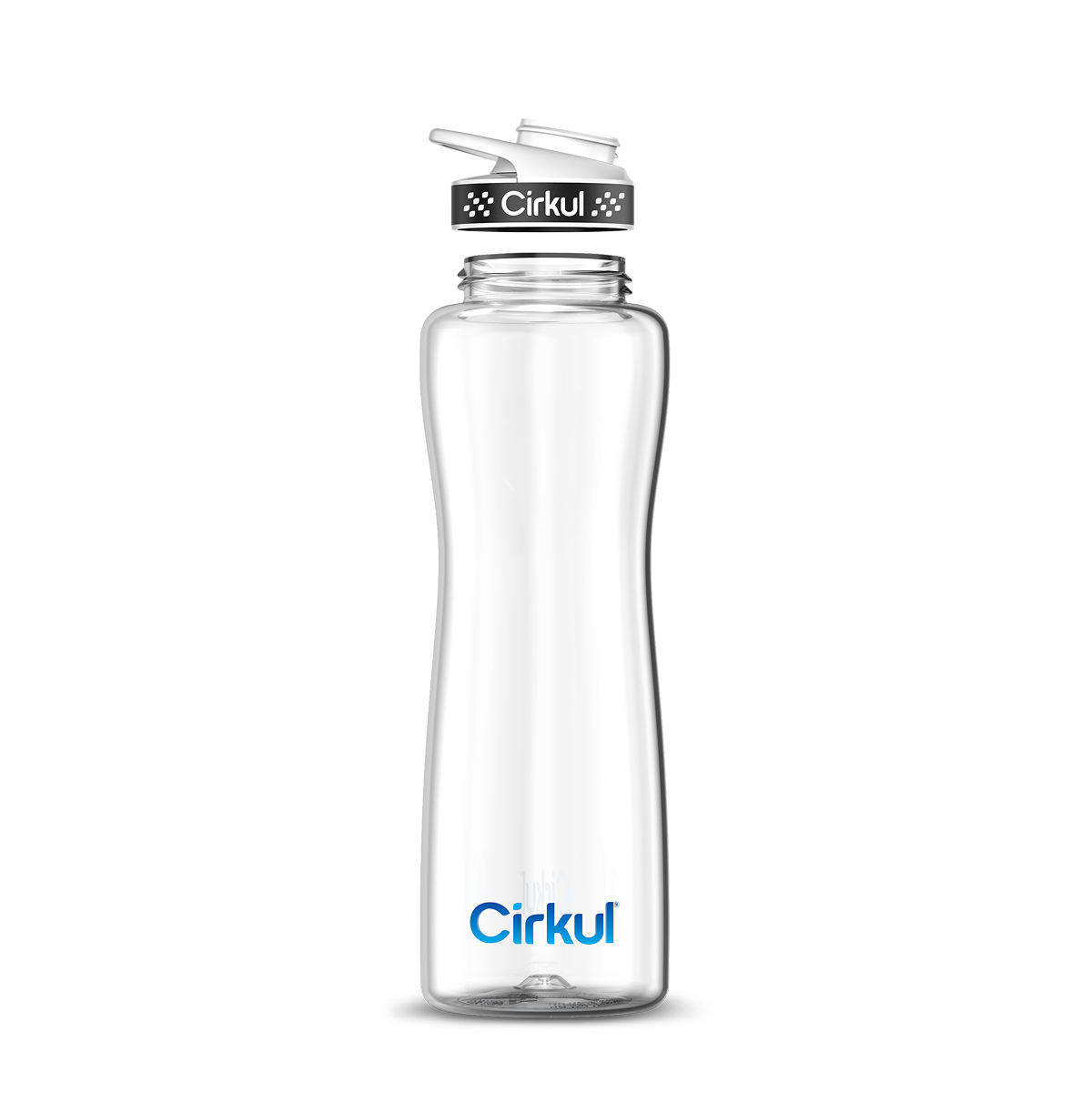 42oz. Plastic Bottle & Comfort Grip Lid - Image 2