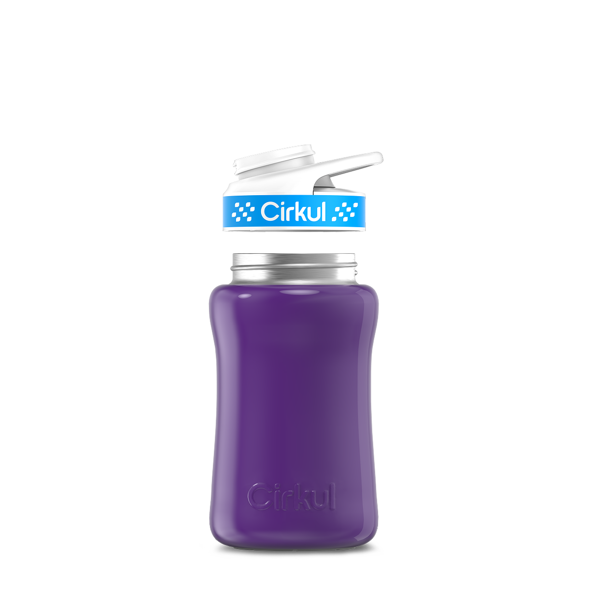 12oz. Stainless Steel Bottle & Comfort Grip Lid - Image 4