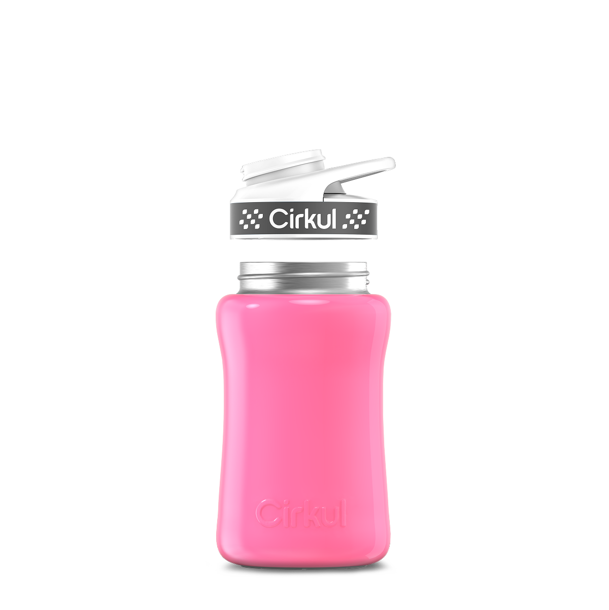 12oz. Stainless Steel Bottle & Comfort Grip Lid - Image 3