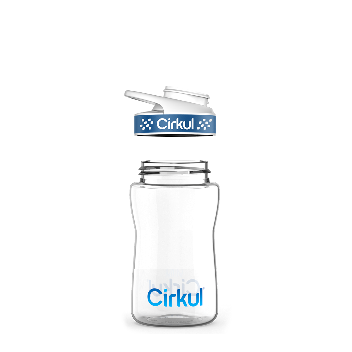 12oz. Plastic Bottle & Comfort Grip Lid - Image 6