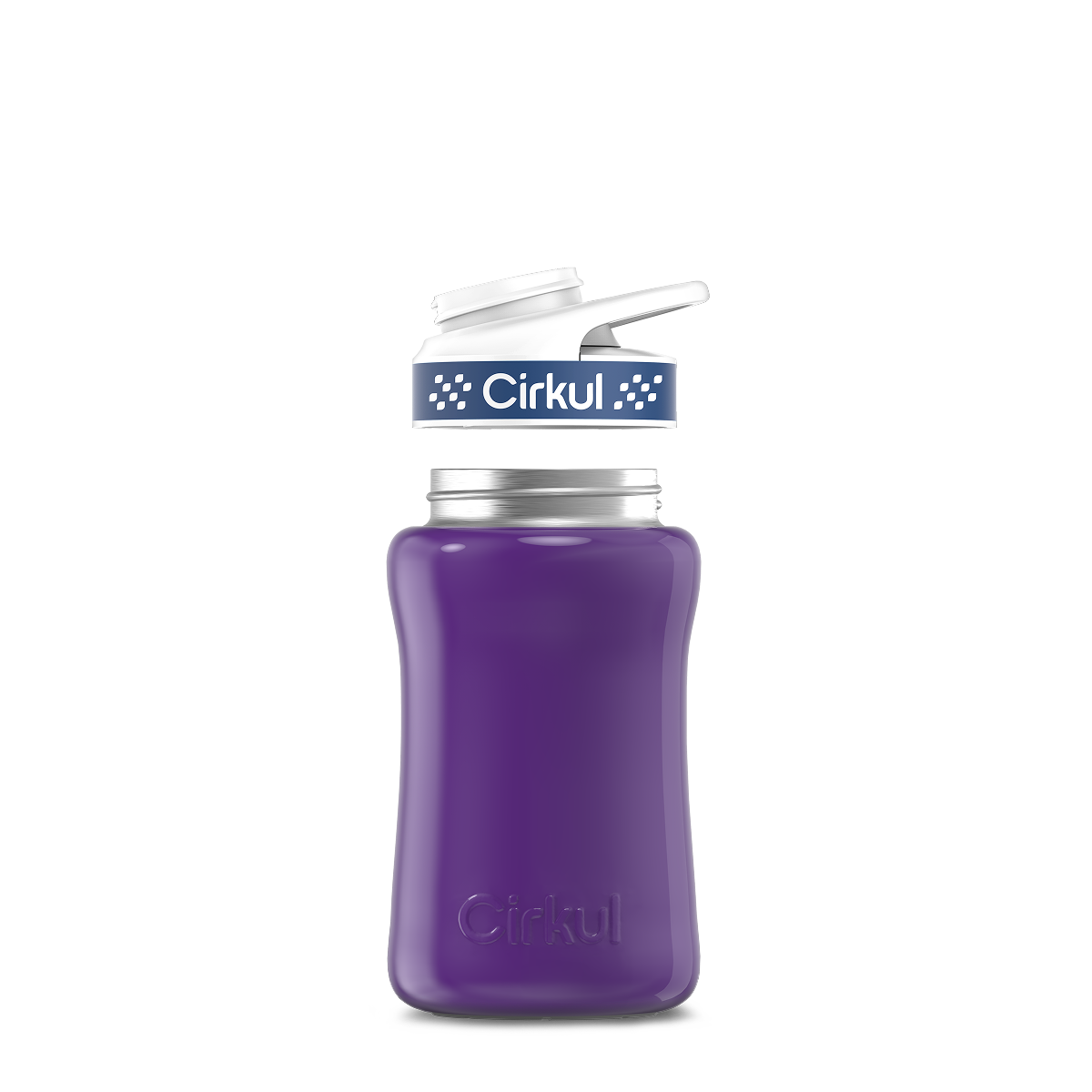 12oz. Stainless Steel Bottle & Comfort Grip Lid - Image 100