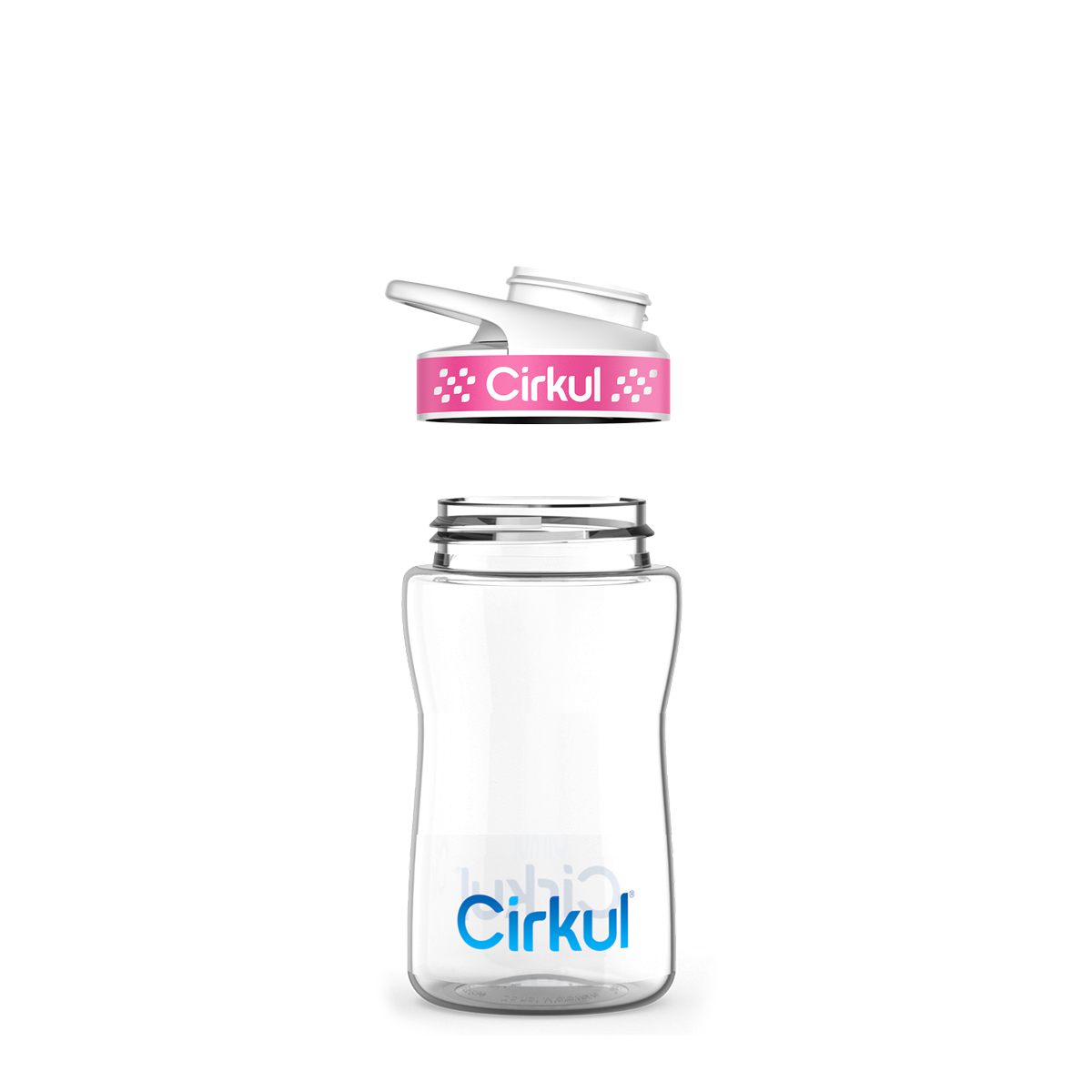 12oz. Plastic Bottle & Comfort Grip Lid - Image 8