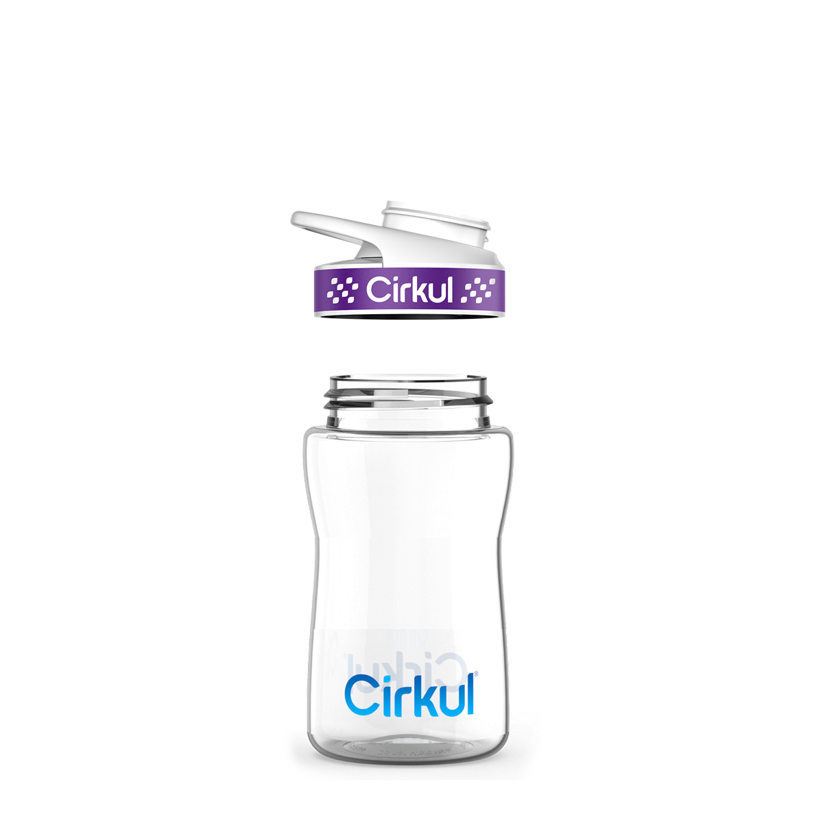 12oz. Plastic Bottle & Comfort Grip Lid - Image 9