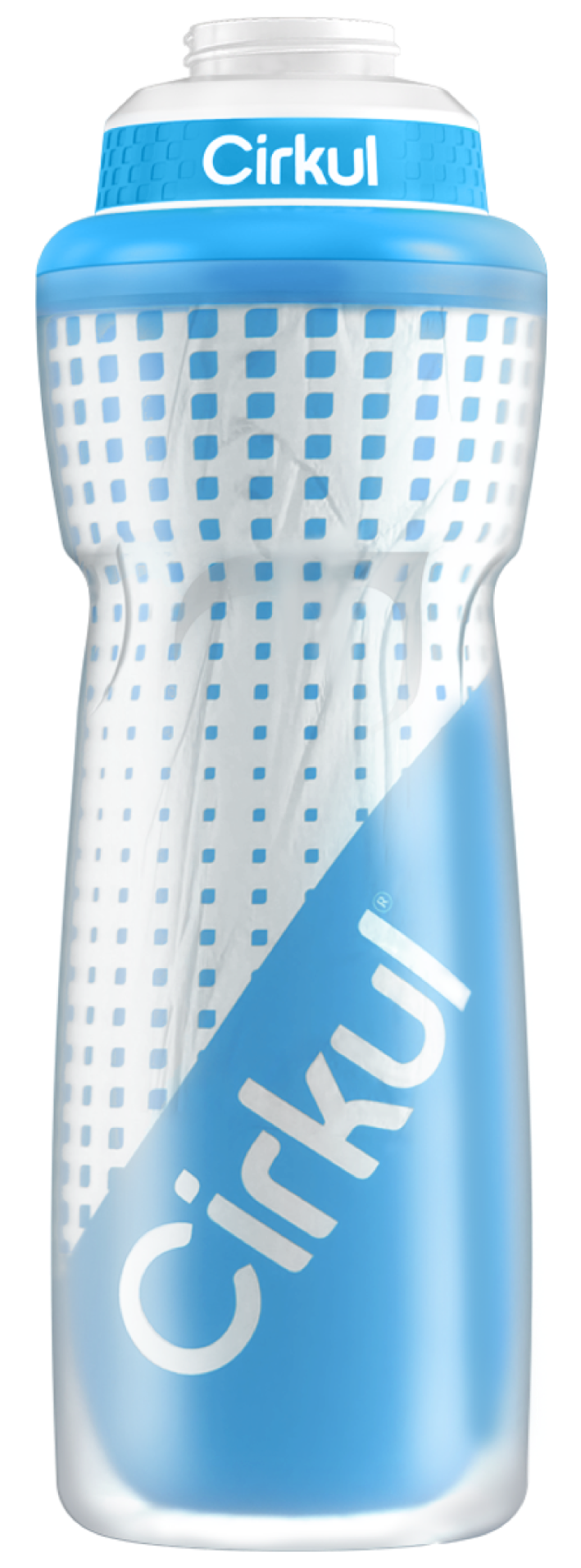 32oz. Insulated Squeeze Plastic Bottle & Sport Lid - Image 2