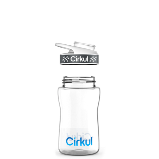 12oz. Plastic Bottle & Comfort Grip Lid - Image 4