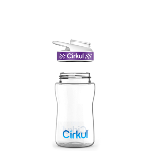 12oz. Plastic Bottle & Comfort Grip Lid - Image 9