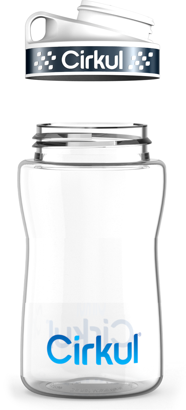 Custom 12oz. Plastic Bottle & Comfort Grip Lid - Image 9