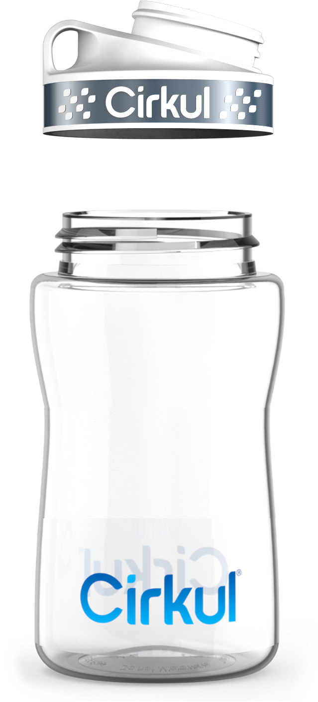 Custom 12oz. Plastic Bottle & Comfort Grip Lid - Image 11