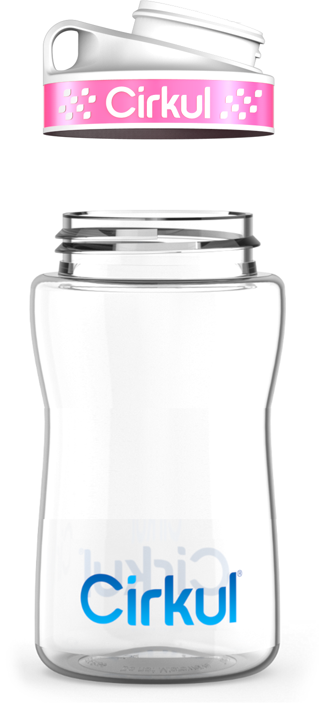 Custom 12oz. Plastic Bottle & Comfort Grip Lid - Image 5
