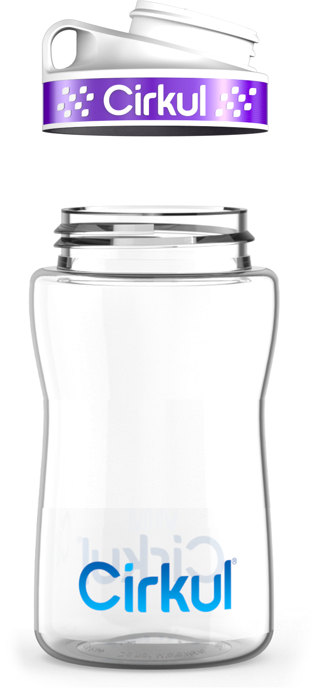 Custom 12oz. Plastic Bottle & Comfort Grip Lid - Image 6