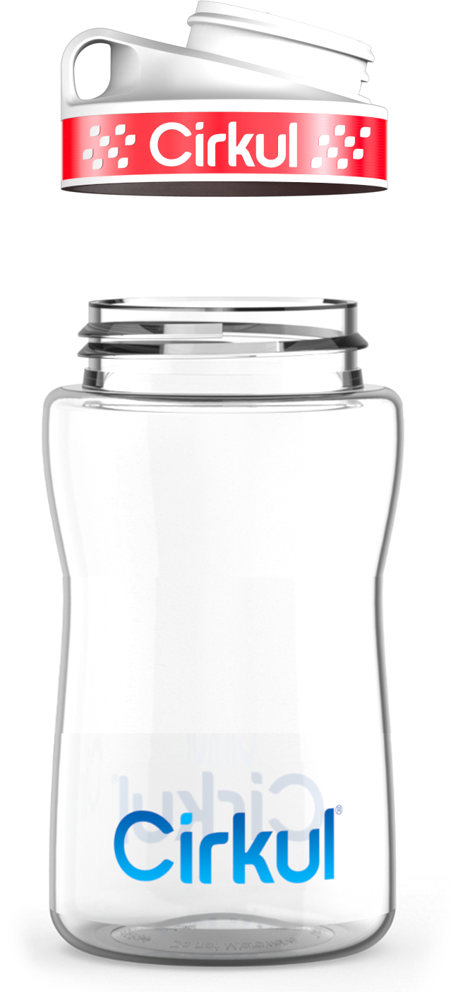 Custom 12oz. Plastic Bottle & Comfort Grip Lid - Image 7