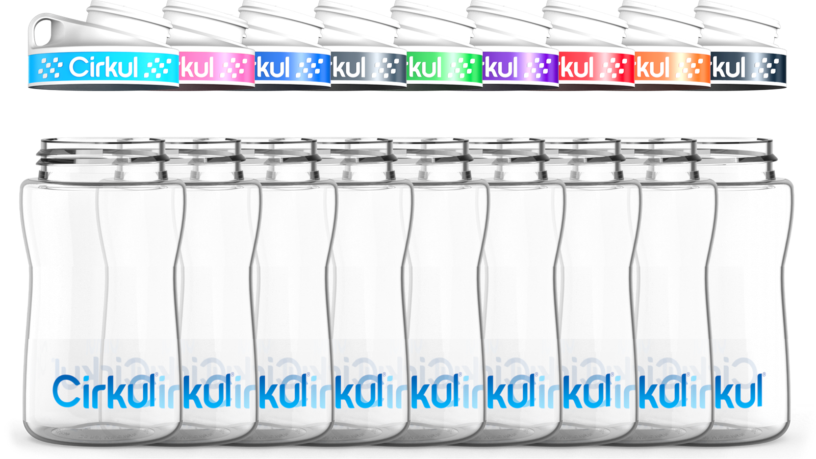 Custom 12oz. Plastic Bottle & Comfort Grip Lid - Image 8