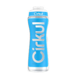 Limited Edition: 22oz. Blue Grip Squeeze Plastic Bottle with Sport Lid