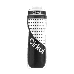 Limited Edition: 22oz. Black Insulated Squeeze Plastic Bottle & Sport Lid