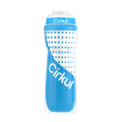 Limited Edition: 22oz. Blue Insulated Squeeze Plastic Bottle & Sport Lid