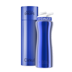Limited Edition: 22oz. Blue Chrome Stainless Steel Bottle & Lid