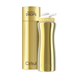 Limited Edition: 22oz. Gold Chrome Stainless Steel Bottle & Lid